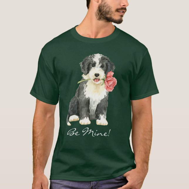 Camiseta Valentine Rosa Beardie (Anverso)