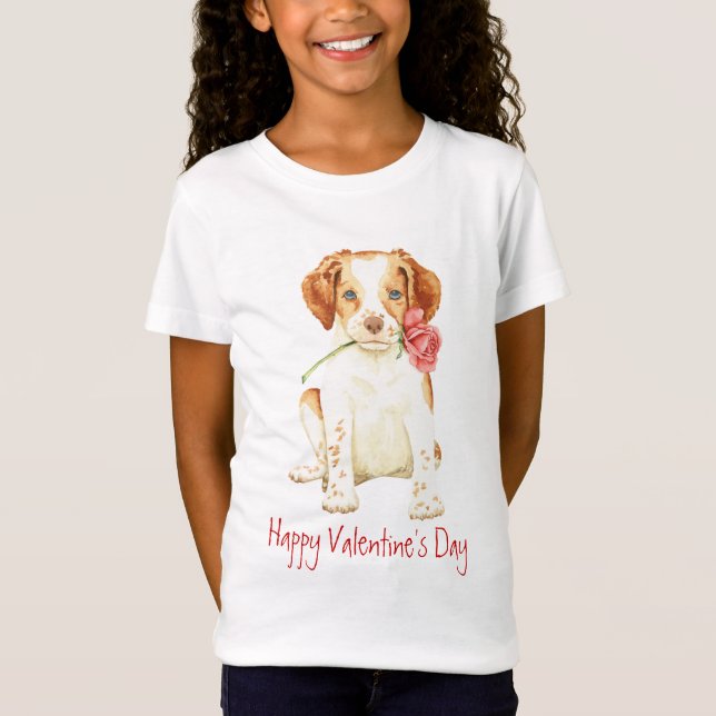 Camiseta Valentine Rosa Brittany (Anverso)