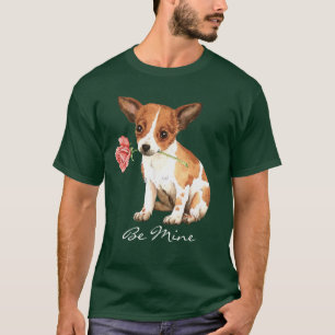 Camiseta Valentine Rosa Chihuahua