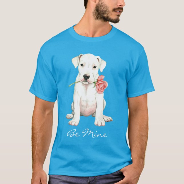Camiseta Valentine Rosa Dogo (Anverso)