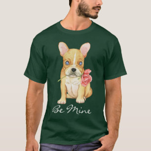 Camiseta Valentine Rosa Frenchie