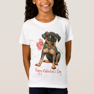 Camiseta Valentine Rosa Min Pin