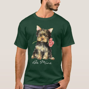 Camiseta Valentine Rosa Yorkie