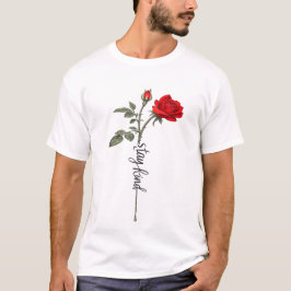 Camiseta Valentine Rose Graphic Men’s T-Shirt 