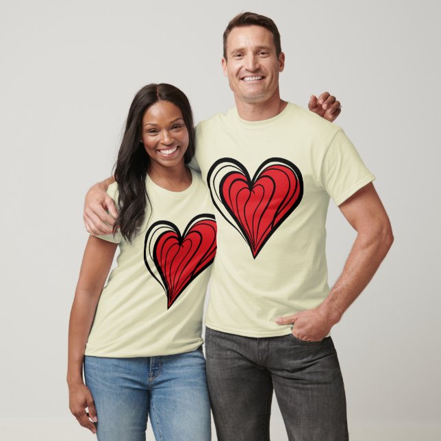 Camiseta Valentine’s Day Gifts - Red Heart (Unisexo)