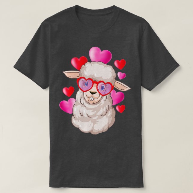 Camiseta Valentine Sheep Lover - Flock Herder Sheep Farmer  (Diseño del anverso)