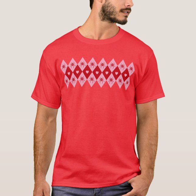 Camiseta Valentine Spiders (Anverso)
