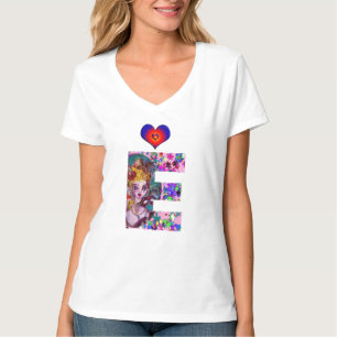 CAMISETA VALENTINE VENETIAN MASQUERADE MONOGRAM E CARTA