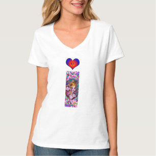 CAMISETA VALENTINE VENETIAN MASQUERADE MONOGRAM I CARTA