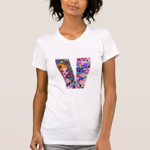 CAMISETA VALENTINE VENETIAN MASQUERADE MONOGRAM V CARTA