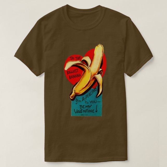 Camiseta ValentineIm dirigiéndose al gran banano (Diseño del anverso)