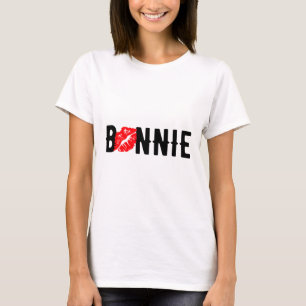 Camiseta Valentines Bonnie Clyde Correspondiendo Pareja Amo