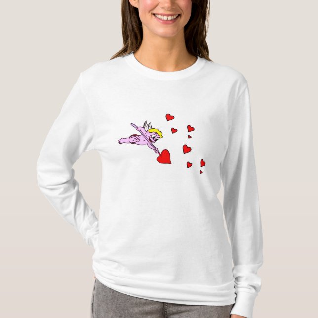 Camiseta Valentines Cupid T-Shirt (Anverso)