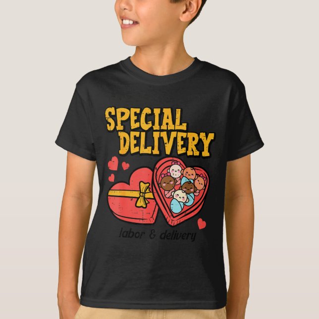Camiseta Valentines Day Baby Special Labor Delivery Nurse W (Anverso)