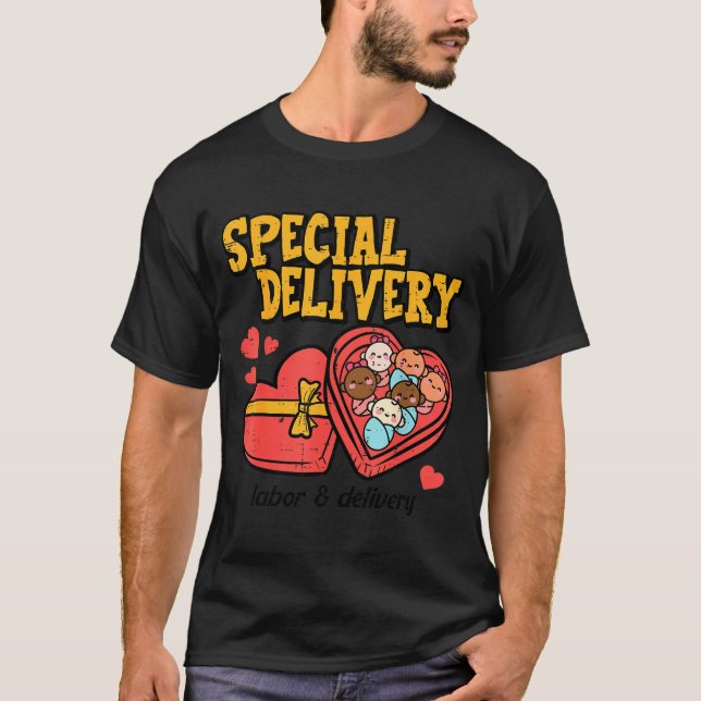 Camiseta Valentines Day Baby Special Labor Delivery Nurse W (Anverso)