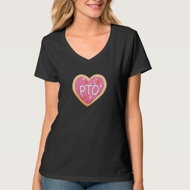 Camiseta Valentines Day Coworker Swagazon Heart PTO Valenti (Anverso)