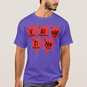 Camiseta Valentines Day Gift  Funny Chemistry Periodic Tabl