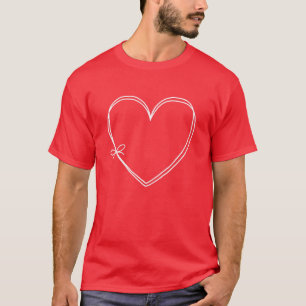 Camiseta Valentines Day Graphic Tee   Women Men Love Knot H