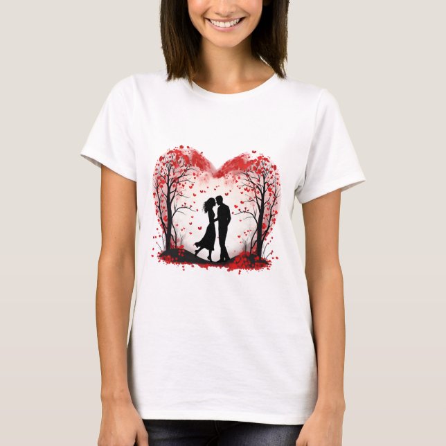 Camiseta Valentines Day Hearts (Anverso)
