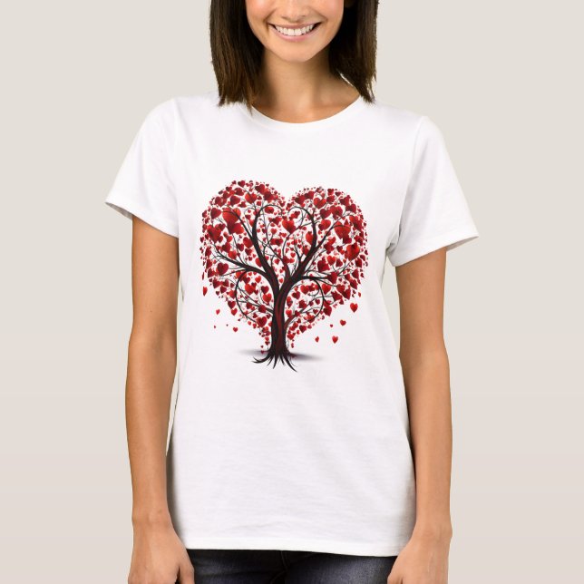Camiseta Valentines Day Hearts (Anverso)