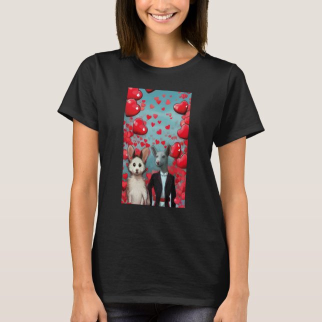 Camiseta Valentine's Day hearts 02 (Anverso)
