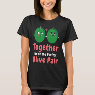 Camiseta Valentine's Day Olive Couples Dating Romance Valen