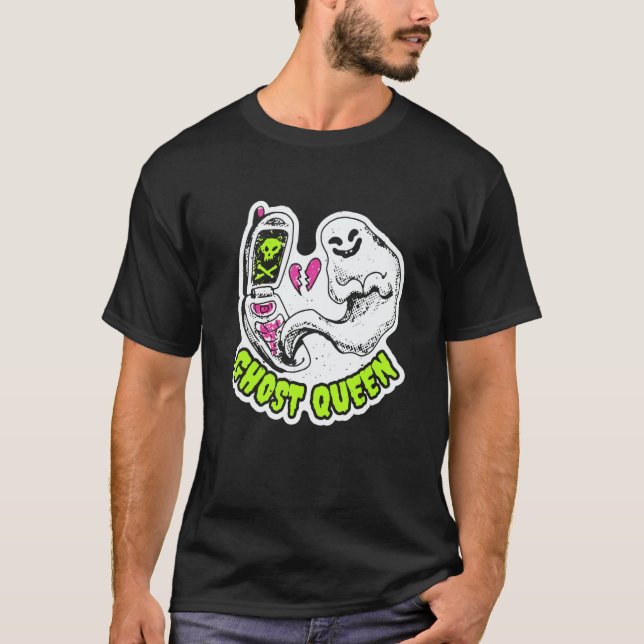 Camiseta Valentine's Day Outfit Ghost Queen Anti Valentine' (Anverso)