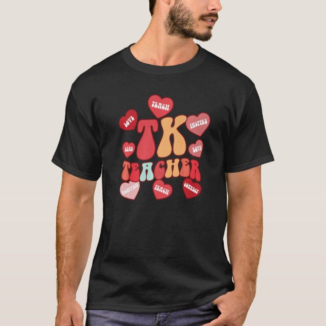 Camiseta Valentines Day Transitional Kindergarten Teacher (Anverso)