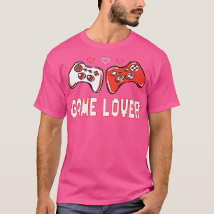 Camiseta Valentine's Day Video Game Lover Graphic Art Gamer