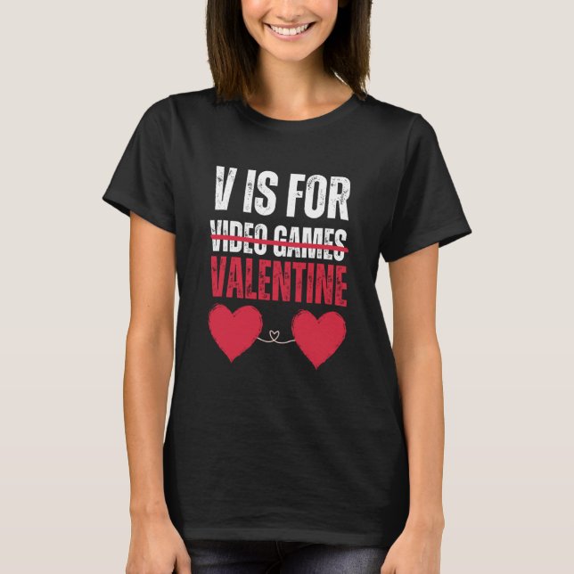 Camiseta Valentine's Day  Video Games Women And Men 2023 Re (Anverso)