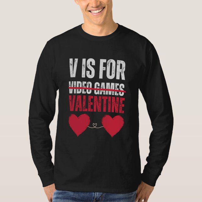 Camiseta Valentine's Day  Video Games Women And Men 2023 Re (Anverso)