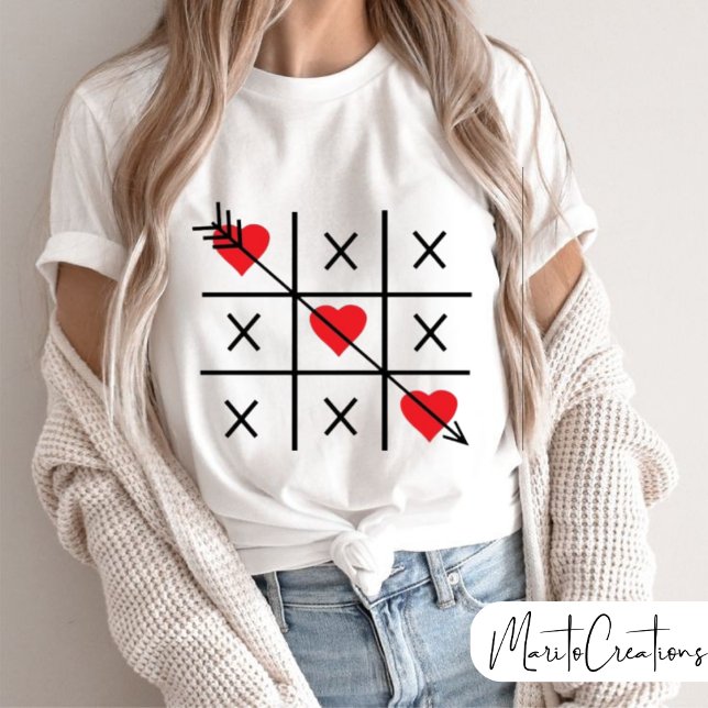 Camiseta Valentine's day, Xoxox,Love heart, Cupid arrow (Subido por el creador)