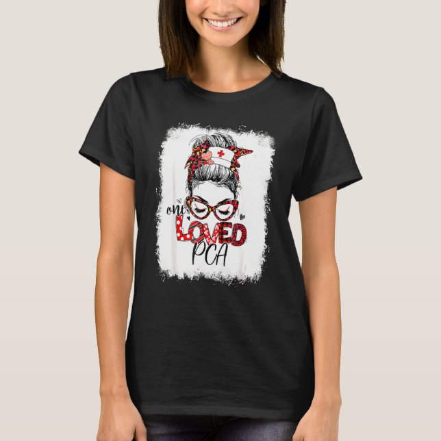 Camiseta Valentines Enfermera a una querida mamá Pca (Anverso)