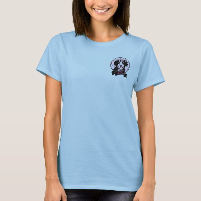 Camiseta Valentines - Entlebucher Mountain Dog Silhouette (Anverso)