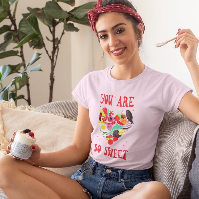 Camiseta Valentines, eres un corazón de dulces caramelos (Subido por el creador)