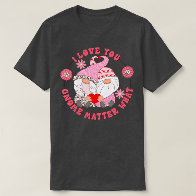 Camiseta Valentines Gnome (Diseño del anverso)