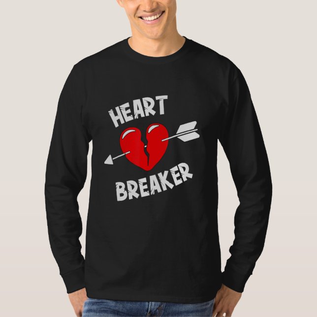 Camiseta Valentine's Heart Breaker Boyfriends Girlfriends L (Anverso)