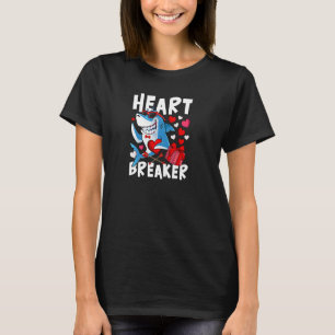 Camiseta Valentines Shark Breaker Valentine Shark Kid