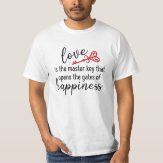 Camiseta Valentine's Typography Quotes