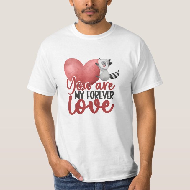 Camiseta Valentine's Typography Quotes (Anverso)