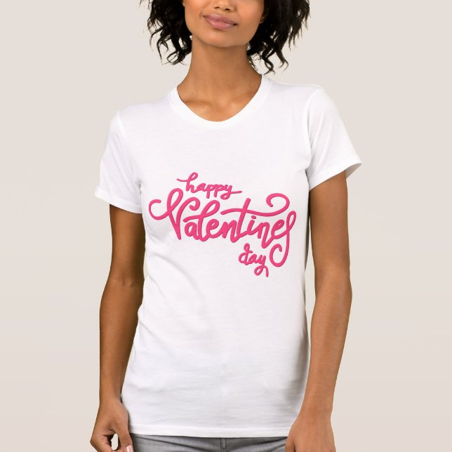 Camiseta Valentine's Typography Sayings (Anverso)