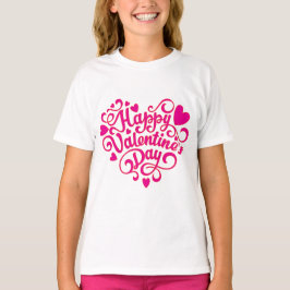 Camiseta Valentine's Typography Sayings