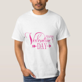 Camiseta Valentine's Typography Sayings