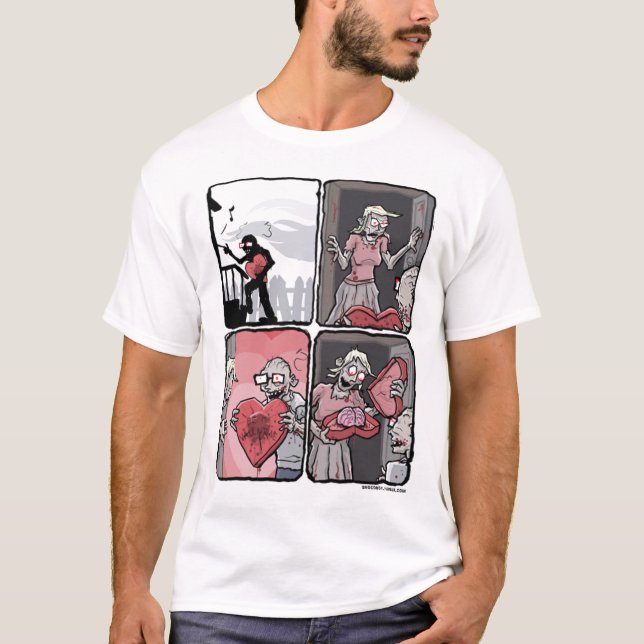 Camiseta Valentines zombie (Anverso)