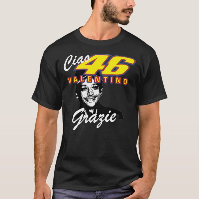 Camiseta Valentino Rossi The Doctor The GOAT Design  Essent (Anverso)