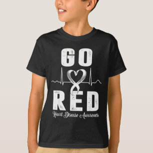 Camiseta Válete Corazón Rojo Latido & Cinta Roja Enferm
