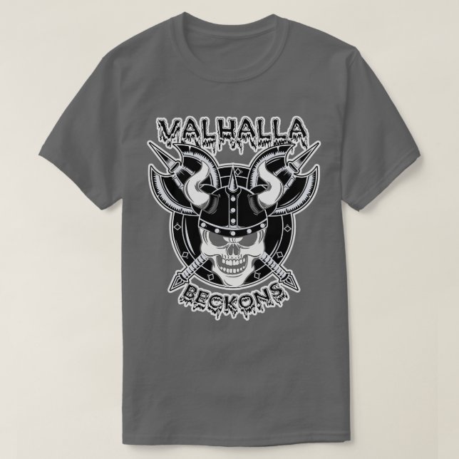 Camiseta Valhalla Beckons (Diseño del anverso)
