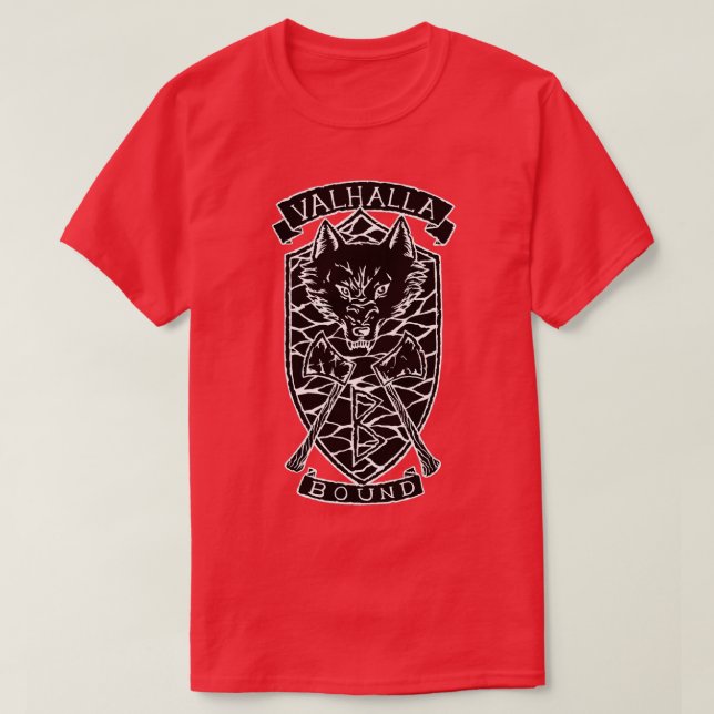 Camiseta Valhalla Bound Invertido (Diseño del anverso)