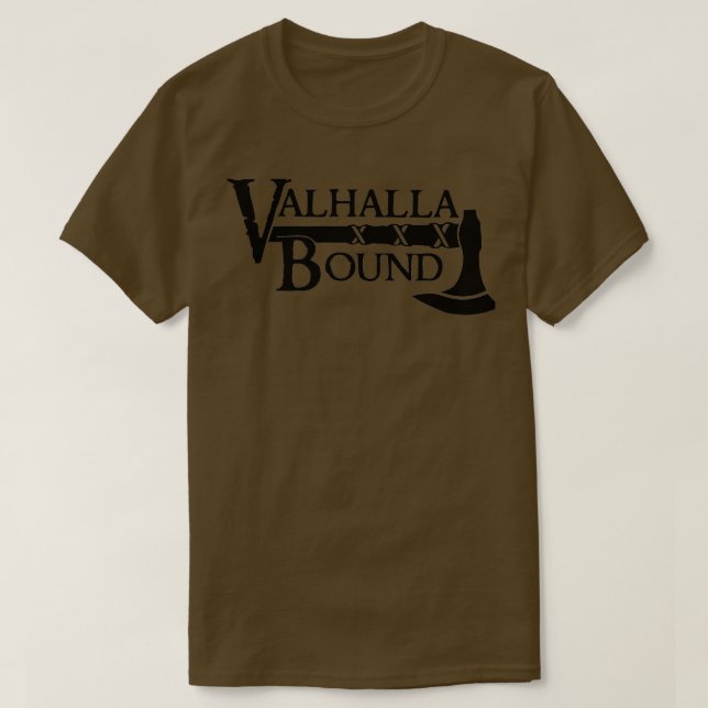 Camiseta Valhalla Bound Viking Ax 2 (Diseño del anverso)