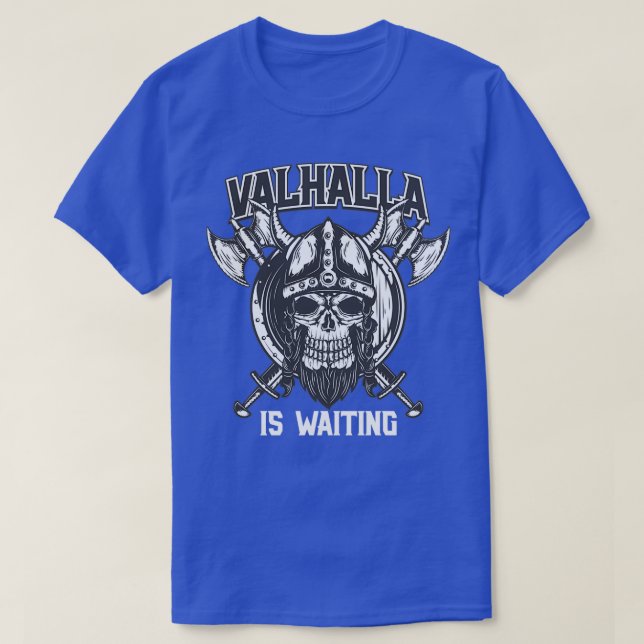 Camiseta Valhalla está esperando (Diseño del anverso)